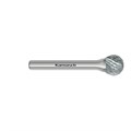 Rotary Burr, KUD, Ball, HP6 Cut, Uncoated Alternative Image
