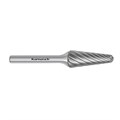 Rotary Burr, KEL, Ball Nosed Cone, HP9 Inox Cut, Uncoated Alternative Image