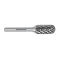 Rotary Burr, WRC, Ball Nosed Cylinder, HP8 Cut, Uncoated Alternative Image