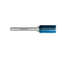 Hartmetall-Frässtift, ZYA, Zylinder ohne Stirnverzahnung, HP-2-VERZAHNUNG, BLUE-TEC-beschichtet anderes Bild