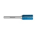 Rotary Burr, ZYB, with End Cut, HP6 Cut, Blue-Tec Coated Alternative Image