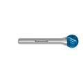 Rotary Burr, KUD, Ball, HP6 Cut, Blue-Tec Coated Alternative Image