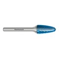 Rotary Burr, RBF, Ball Nosed Tree, HP2 Cut, Blue-Tec Coated Alternative Image