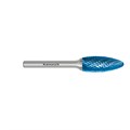 Hartmetall-Frässtift, Flamme, HP-3-VERZAHNUNG, BLUE-TEC-beschichtet anderes Bild