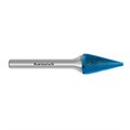 Rotary Burr, SKM, Cone, HP5 Cut, Blue-Tec Coated Alternative Image