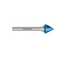 Hartmetall-Frässtift, KSJ, Kegel 60 Grad, HP-3-VERZAHNUNG, BLUE-TEC-beschichtet anderes Bild