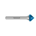 Hartmetall-Frässtift, KSK, Kegel 90 Grad, HP-3-VERZAHNUNG, BLUE-TEC-beschichtet anderes Bild