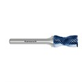 Rotary Burr, Combi + Curve, ZYB + cylindrical with end cut, Blue-tec coated Alternative Image