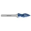 Rotary Burr, Combi + Curve, Form SKM + ball nosed tree, Blue-tec coated Alternative Image