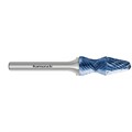 Rotary Burr, Combi + Curve, KEL + ball nosed cone, Blue-tec coated Alternative Image