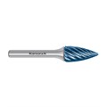 Rotary Burr, SPG, Tree, HP9 Inox Cut, Blue-Tec Coated Alternative Image