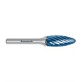 Rotary Burr, Flame, HP9 Inox Cut, Blue-Tec Coated Alternative Image