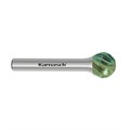 Rotary Burr, KUD, Ball, HP3 Pro Cut, Green-Tec Coated Alternative Image