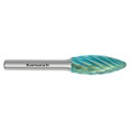 Hartmetall-Frässtift, Flamme, HP-3 PRO VERZAHNUNG, GREEN-TEC-beschichtet anderes Bild
