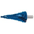HSS-XE + BLUE-DUR beschichteter Stufenbohrer für Kabelschraubungen, Durchmesser 7-40,5 mm, CBN geschliffen, 2 Schneiden anderes Bild