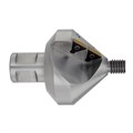 Countersink, 90 Degree, Weldon Shank, 4 x Replaceable Carbide Inserts, Pilots, 2 Cutting Edges Alternative Image