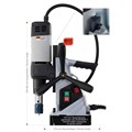 KA 35 Silver-Mag Magnetic Drill, Heavy Duty Twin Rail Slide System Alternative Image