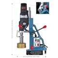 KATV 140 Magnetic Drill KATV Blue-Mag, Heavy Duty Twin Rail Slide System, Variable Speed and Sensor Alternative Image
