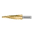 HSS-XE + TiN-GOLD beschichteter Stufenbohrer, Durchmesser 4-12 mm, CBN geschliffen, 3 Schneiden anderes Bild