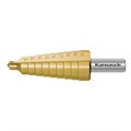 HSS-XE + TiN-GOLD beschichteter Stufenbohrer, Durchmesser 12-20 mm, CBN geschliffen, 2 Schneiden anderes Bild