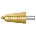 HSS-XE + TiN-GOLD beschichteter Stufenbohrer, Durchmesser 20-30 mm, CBN geschliffen, 2 Schneiden anderes Bild