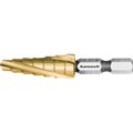 Step drills HSS-XE Tin-Gold Coated with impact shank, Diameters 6-12mm Alternative Image
