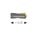 Spade Drill Holder, Helical Fluted, Morse Taper Shank, ISO 296 type BEK Alternative Image