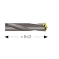 Spade Drill Holder, Helical Fluted, Morse Taper Shank, ISO 296 type BEK Alternative Image