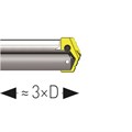 Spade Drill Holder, Straight Fluted, Morse Taper Shank, ISO 296 type BEK Alternative Image