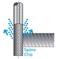 Carbide Cutter for CFK/GFK, 8 Milling Blade, Drawing Cut Alternative Image