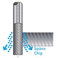 Carbide Cutter for CFK/GFK, 8 Milling Blade, Pushing Cut Alternative Image