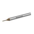 Solid carbide miniature end mill, corner radius, internal cooling holes, 4mm Shank Alternative Image