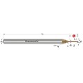 Solid carbide miniature end mill, corner radius, internal cooling holes, 4mm Shank Alternative Image