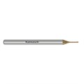 Solid carbide miniature ball nose mill, Internal cooling holes, 4mm Shank Alternative Image