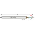 Solid carbide miniature ball nose mill, Internal cooling holes, 4mm Shank Alternative Image