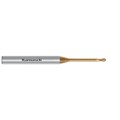 Solid carbide miniature ball nose mill, Internal cooling holes, 4mm Shank Alternative Image