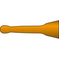 Solid carbide miniature ball nose mill, Internal cooling holes, 6mm Shank Alternative Image