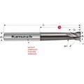 Solid Carbide End Mill, Corner Radius, Short, Rockwell Cutter Alternative Image
