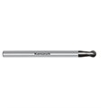 Solid Carbide 3D Ball Nose End Mill, Long, Rockwell Center Alternative Image
