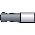 Solid Carbide 3D Ball Nose End Mill, Long, Rockwell Center Alternative Image