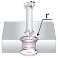 Solid Carbide Profile End Mill, Forward/Backward Removal Alternative Image
