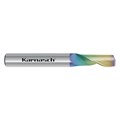 Solid Carbide One Tooth End Mill, Right-hand Spiral and Cutting Alternative Image