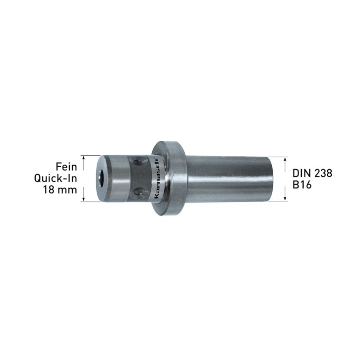Adapter FEIN Quick-In 18mm DIN 238 B16