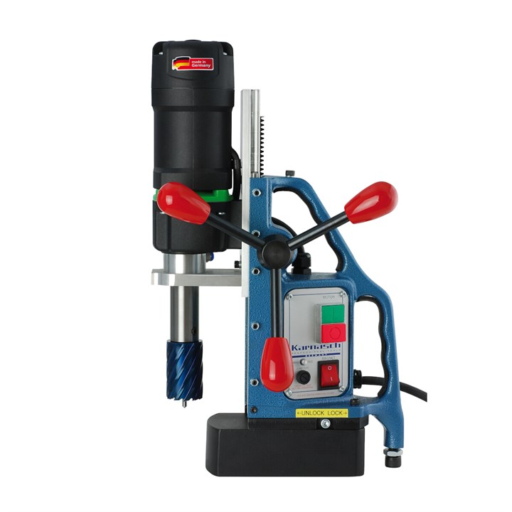 KAS 40 Blue-Mag Magnetic Drill, Heavy Duty Twin Rail Slide System and Sensor