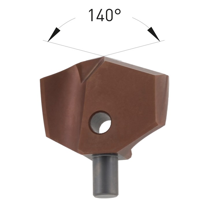 140 Degree Cast-Tec Exchangeable Drill Insert for Cast Iron