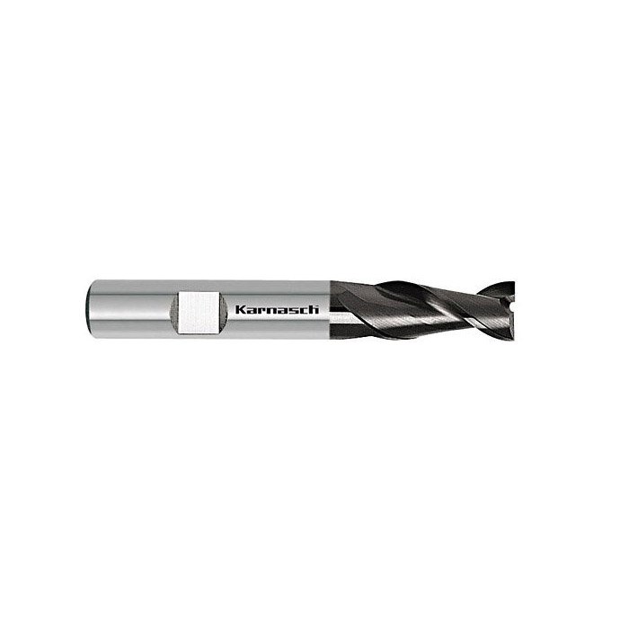 Solid Carbide End Mill, Long, <45 HRC
