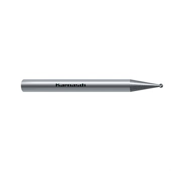 D1= 1mm D2= 3mm L1= 38mm L2= 1mm Ball, KUD, D, SD Burrs Uncoated, Mini Rotary Burr, Universal Cutting Style