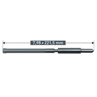 Ejector pin 7.98mm x 221,5mm - Pack of 2