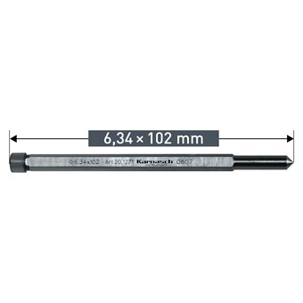 Ejector pin 6.34mm x 102mm - Pack of 2