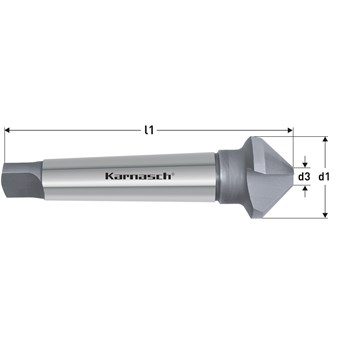 IBACH Kegelsenker HSS Oberfläche Zylinderschaft 90° Querlochbohrung 30 mm 201995 